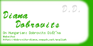 diana dobrovits business card